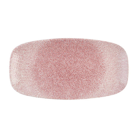 Churchill Studio Prints Raku Rose Quartz Pink Chefs' Oblong Plates No. 3  153 x 298mm (12 Pack)