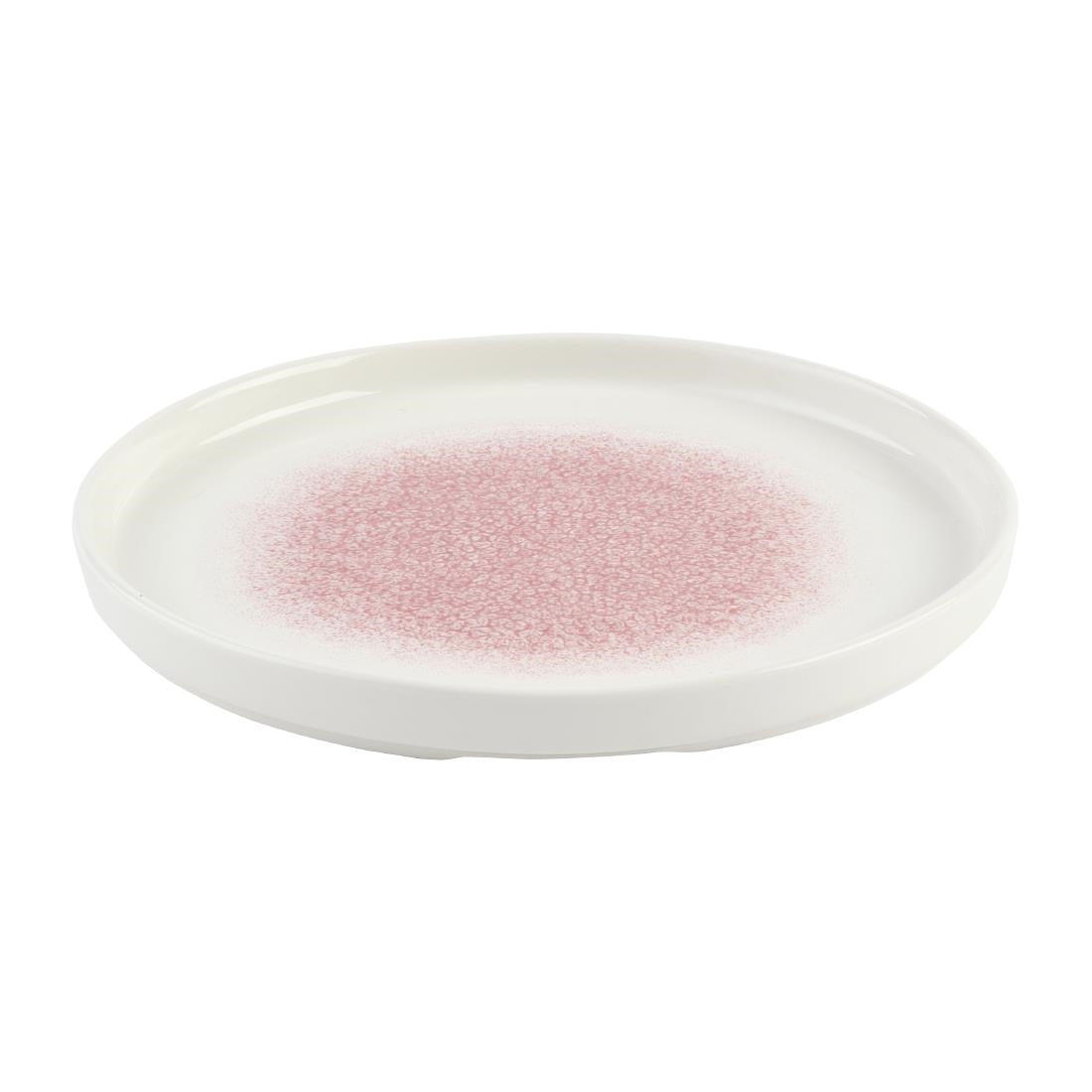 Churchill Studio Prints Raku Rose Quartz Pink Chefs' Walled Plates 210mm (6 Pack)