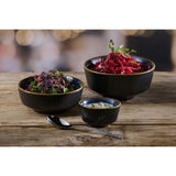 Churchill Nourish Tokyo Black Kochi Shallow Bowl 50 x 115mm (12 Pack)