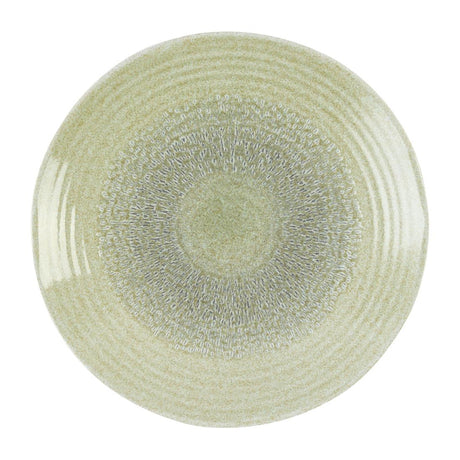 Dudson Harvest Grain Speckled Green Organic Coupe Plate 275mm (12 Pack)