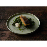Dudson Harvest Grain Speckled Green Round Walled Plate 210mm(6 Pack)