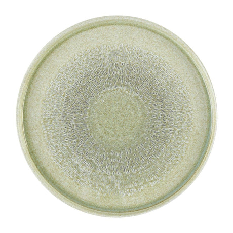 Dudson Harvest Grain Walled Plates Speckled Green 260mm (6 Pack)