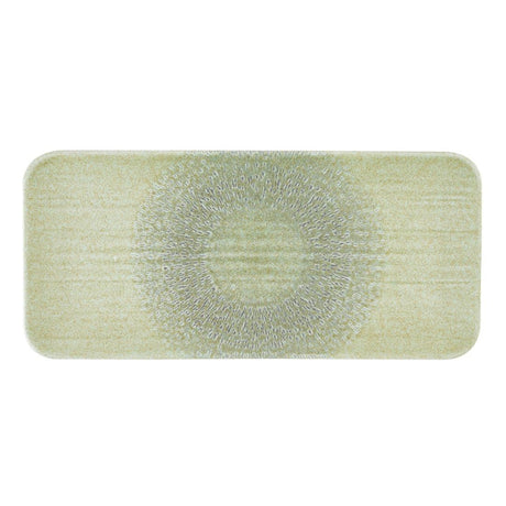 Dudson Harvest Grain Speckled Green Rectangular Plate 346 x 156mm (6 Pack)