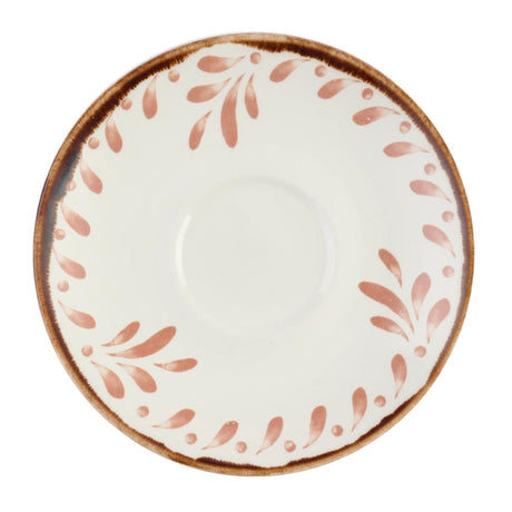 Dudson Harvest Mediterranean Terracotta Saucer 156mm (12 Pack)