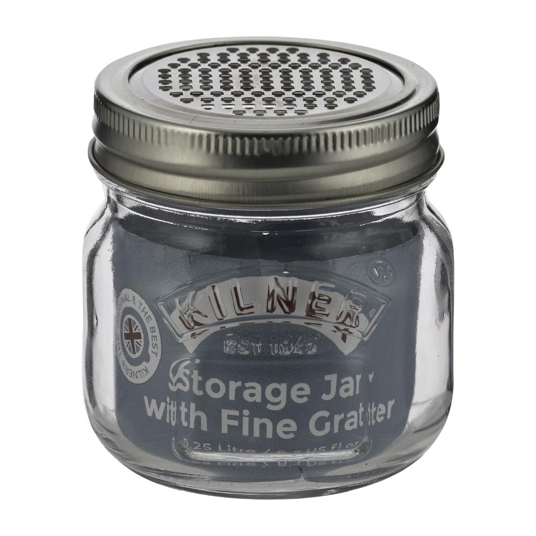 Kilner Storage Jar & Fine Grater Lid 250ml