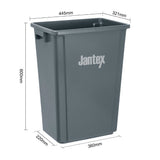 Jantex Slim Bin Grey 60Ltr
