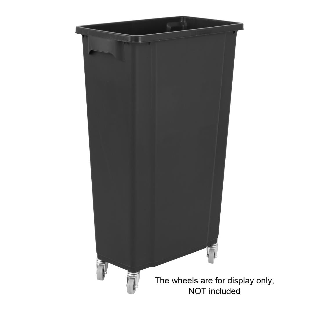 Jantex Slim Bin Black 80Ltr