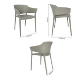 Bolero Lorenzo Cafe Chairs Medium Grey (2 Pack)