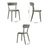 Bolero Mila Café Chairs Moss Grey (2 Pack)