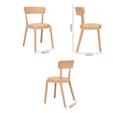 Bolero Mila Café Chairs Light Nude Pink (2 Pack)