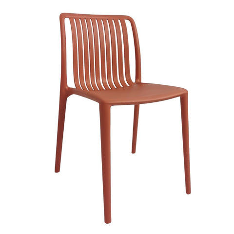 Bolero Verona Café Chairs Mild Orange (Pack of 2)