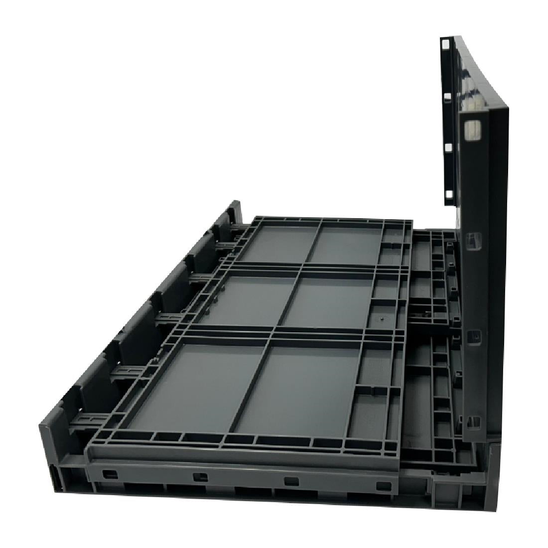 Vogue Plastic Folding Transport Storage Crate 594x396x353mm