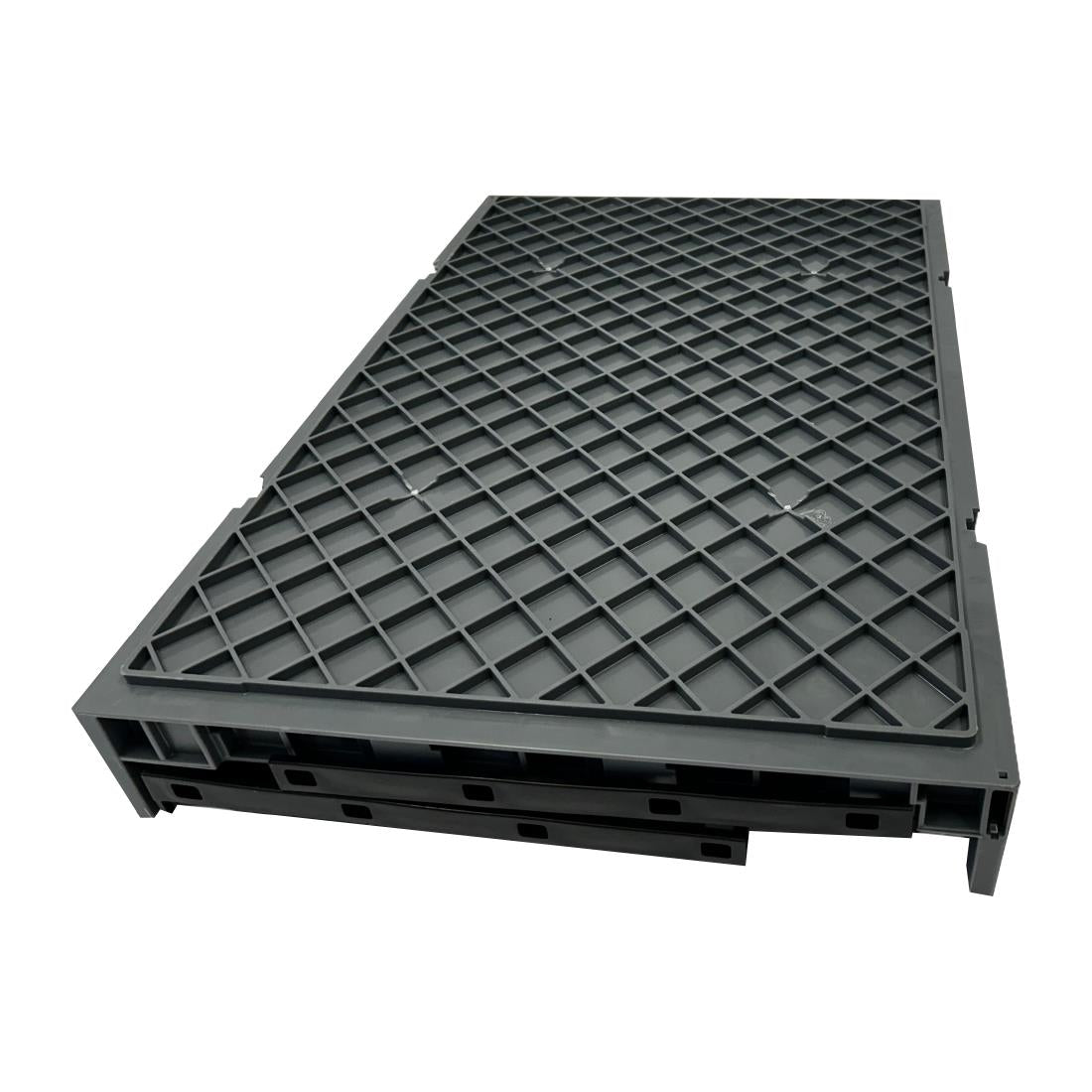 Vogue Plastic Folding Transport Storage Crate 594x396x353mm