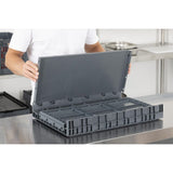 Vogue Plastic Folding Transport Storage Crate 594x396x353mm