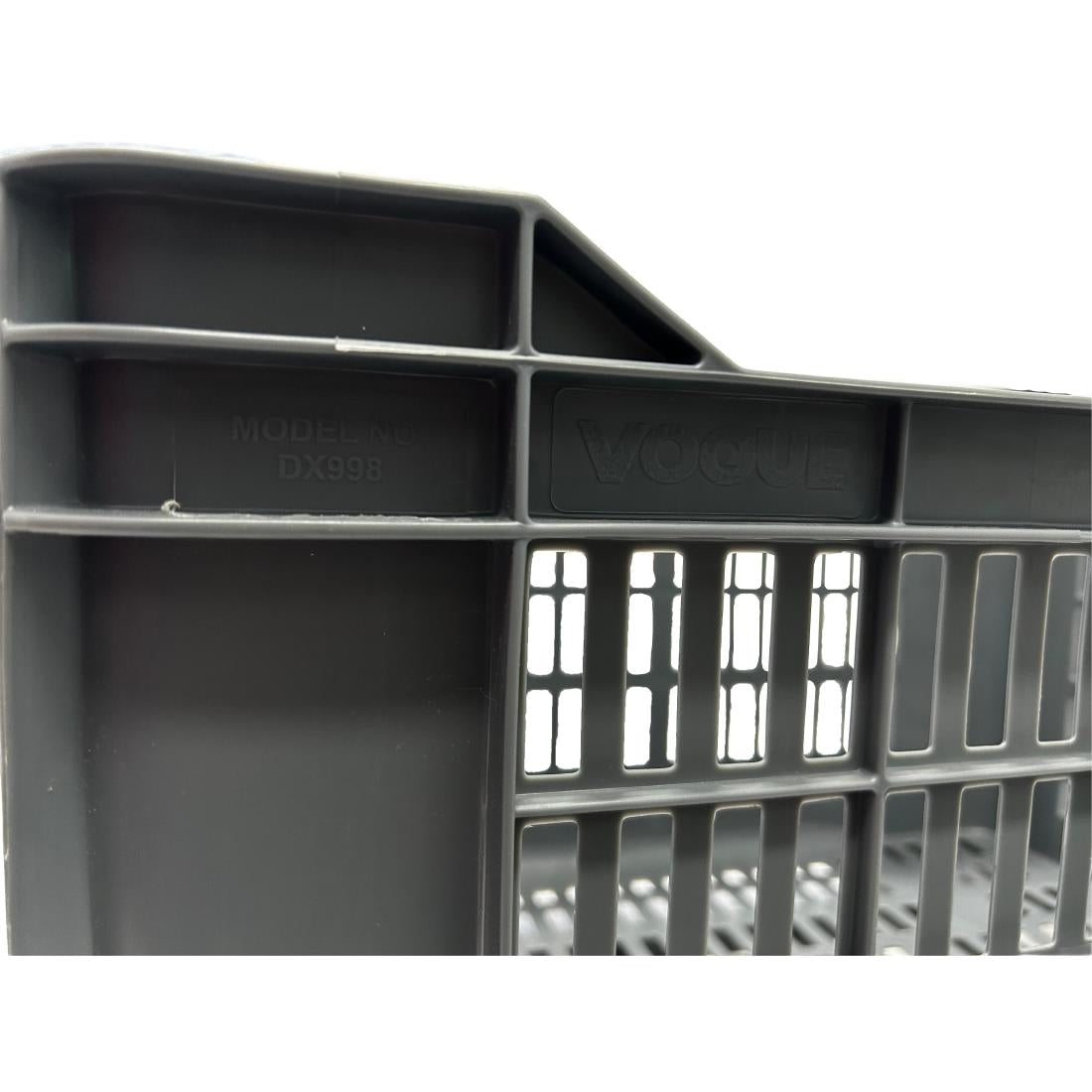 Vogue Perforated Plastic Storage Crate 542x360x290mm
