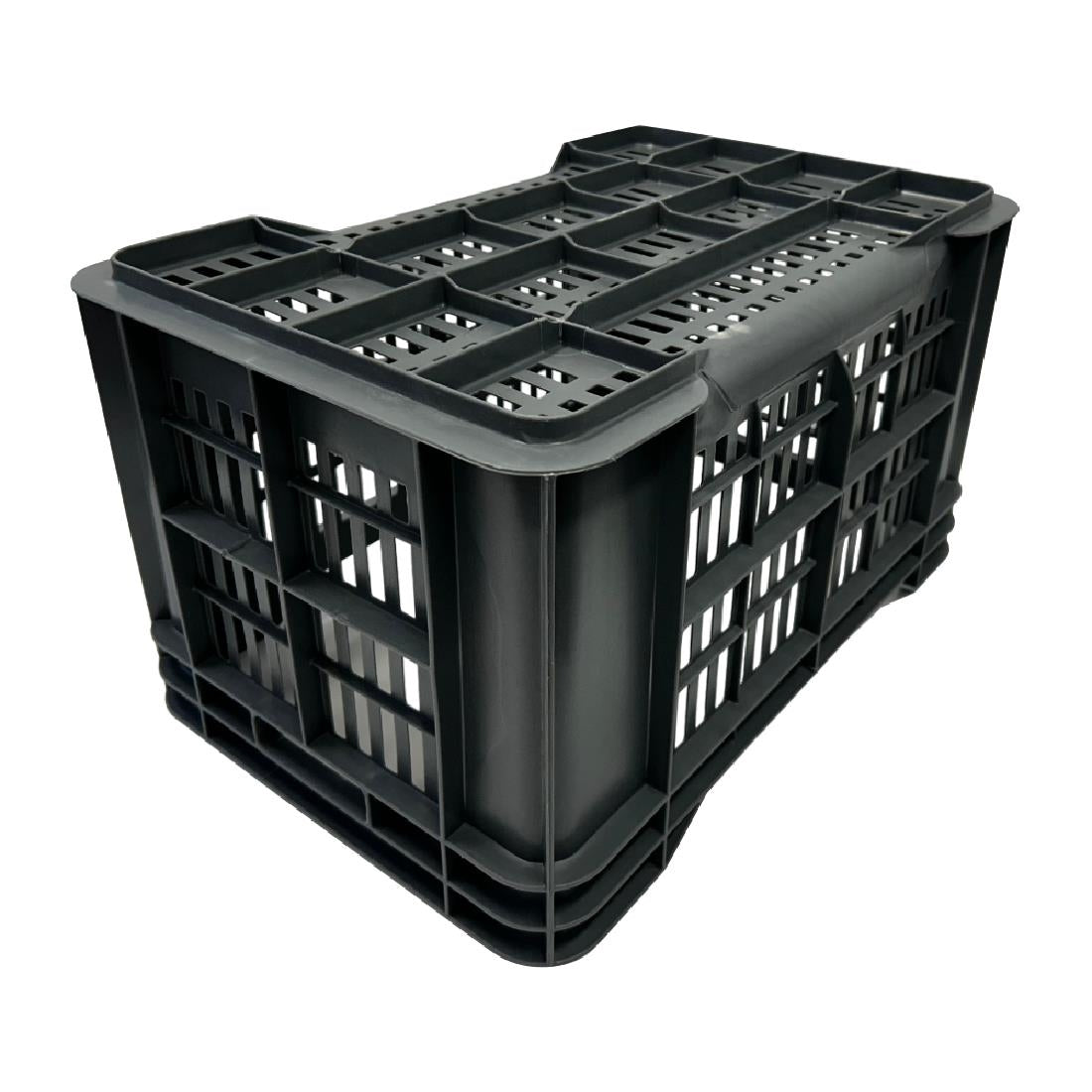 Vogue Perforated Plastic Storage Crate 542x360x290mm