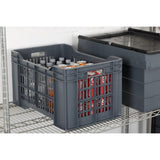Vogue Perforated Plastic Storage Crate 542x360x290mm