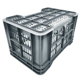 Vogue Perforated Plastic Storage Crate 542x360x290mm