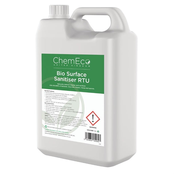 Bio Surface Sanitiser RTU 5Ltr