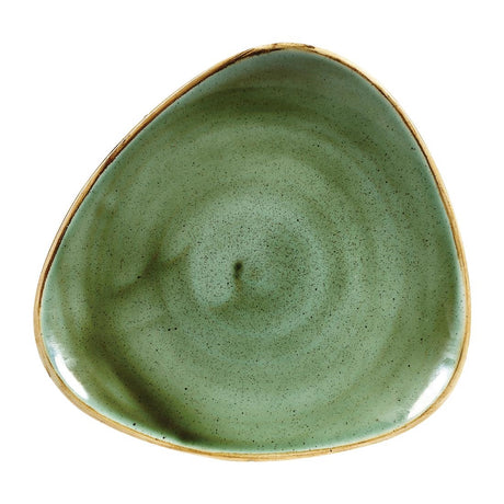 Churchill Stonecast Triangular Plates Samphire Green 229mm (12 Pack)