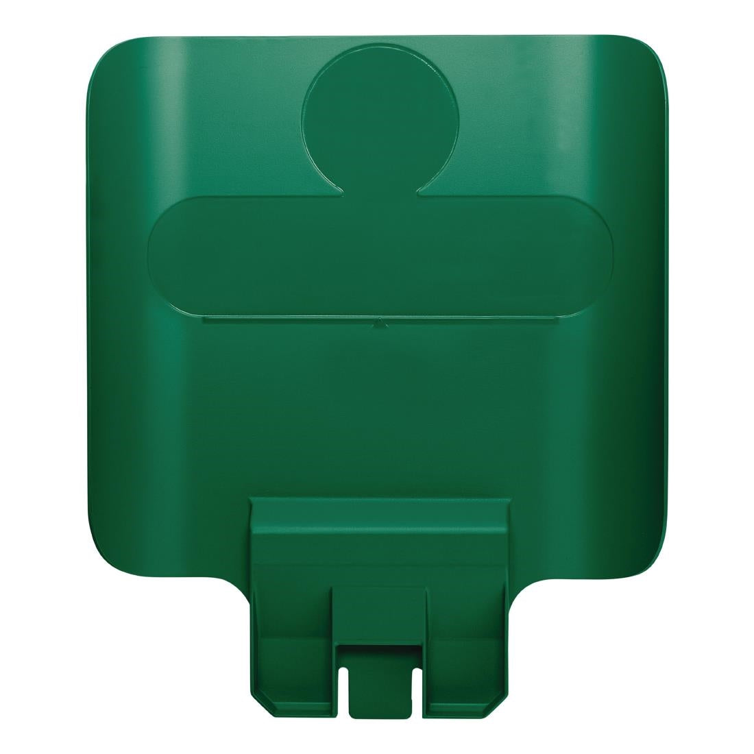 Rubbermaid Slim Jim Recycling Station Billboard Green