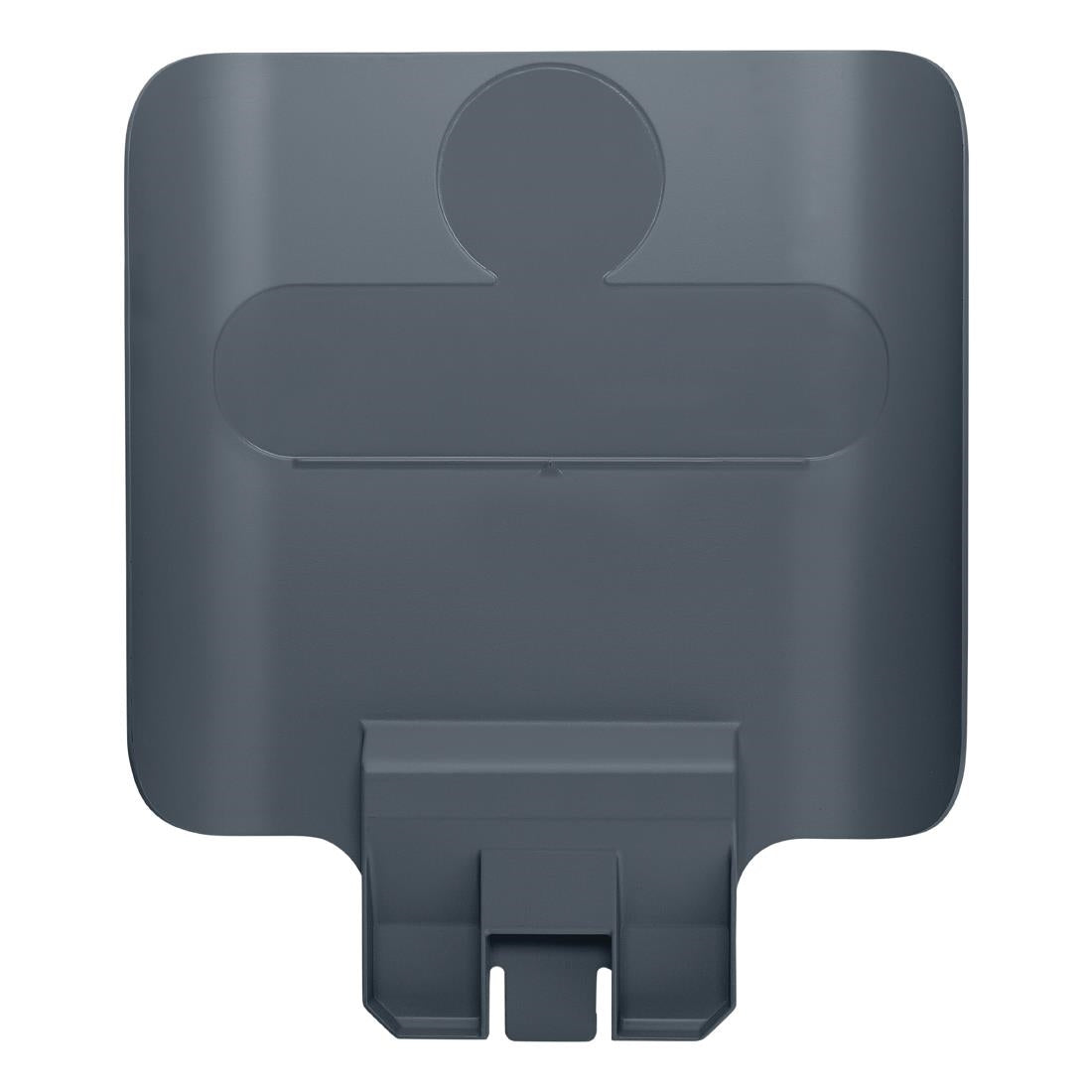 Rubbermaid Slim Jim Recycling Station Billboard Grey