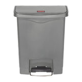 Rubbermaid Slim Jim Pedal Bin Grey 30Ltr