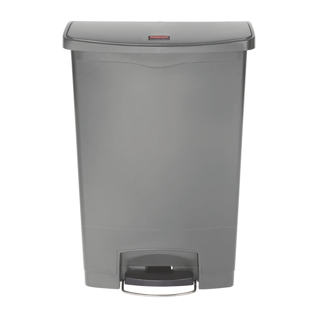 Rubbermaid Slim Jim Pedal Bin Grey 90Ltr