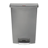 Rubbermaid Slim Jim Pedal Bin Grey 90Ltr