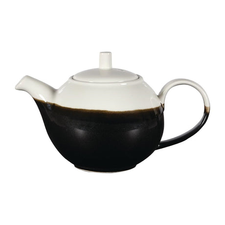 Churchill Monochrome Profile Teapots Onyx Black 430ml (4 Pack)