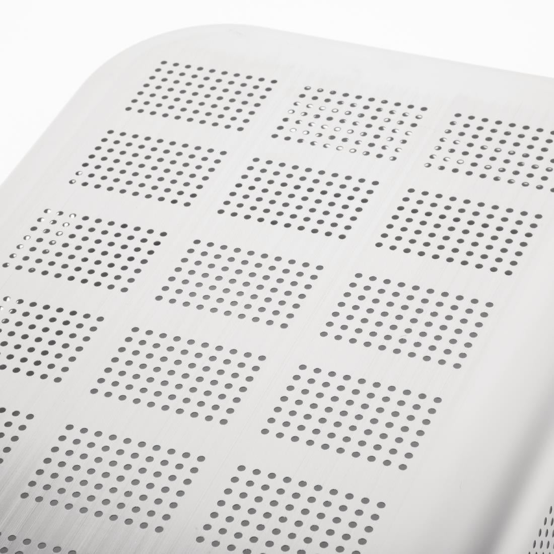 Vogue Heavy Duty Stainless Steel Perforated 1/1 Gastronorm Tray 150mm