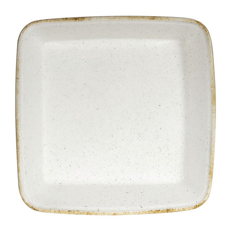 Churchill Stonecast Hints Square Baking Dishes Barley White 250mm (6 Pack)