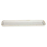 Churchill Stonecast Hints Rectangular Flat Trays Barley White 150 x 530mm