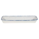 Churchill Stonecast Hints Rectangular Baking Dishes Indigo Blue 160 x 530mm