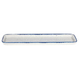 Churchill Stonecast Hints Rectangular Flat Trays Indigo Blue 150x 530mm (4 Pack)