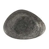 Churchill Studio Prints Raku Triangular Plates Quartz Black 356mm (6 Pack)