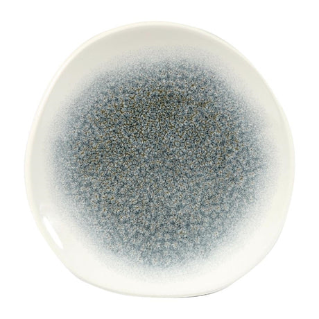 Churchill Studio Prints Raku Round Trace Plates Topaz Blue 186mm (12 Pack)