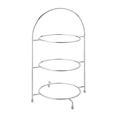 Utopia Chrome Three Tier Cake Stand 270mm