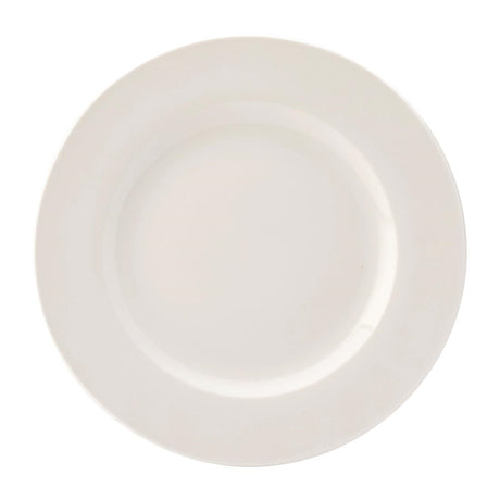 Utopia Pure White Wide Rim Plates 270mm (18 Pack)