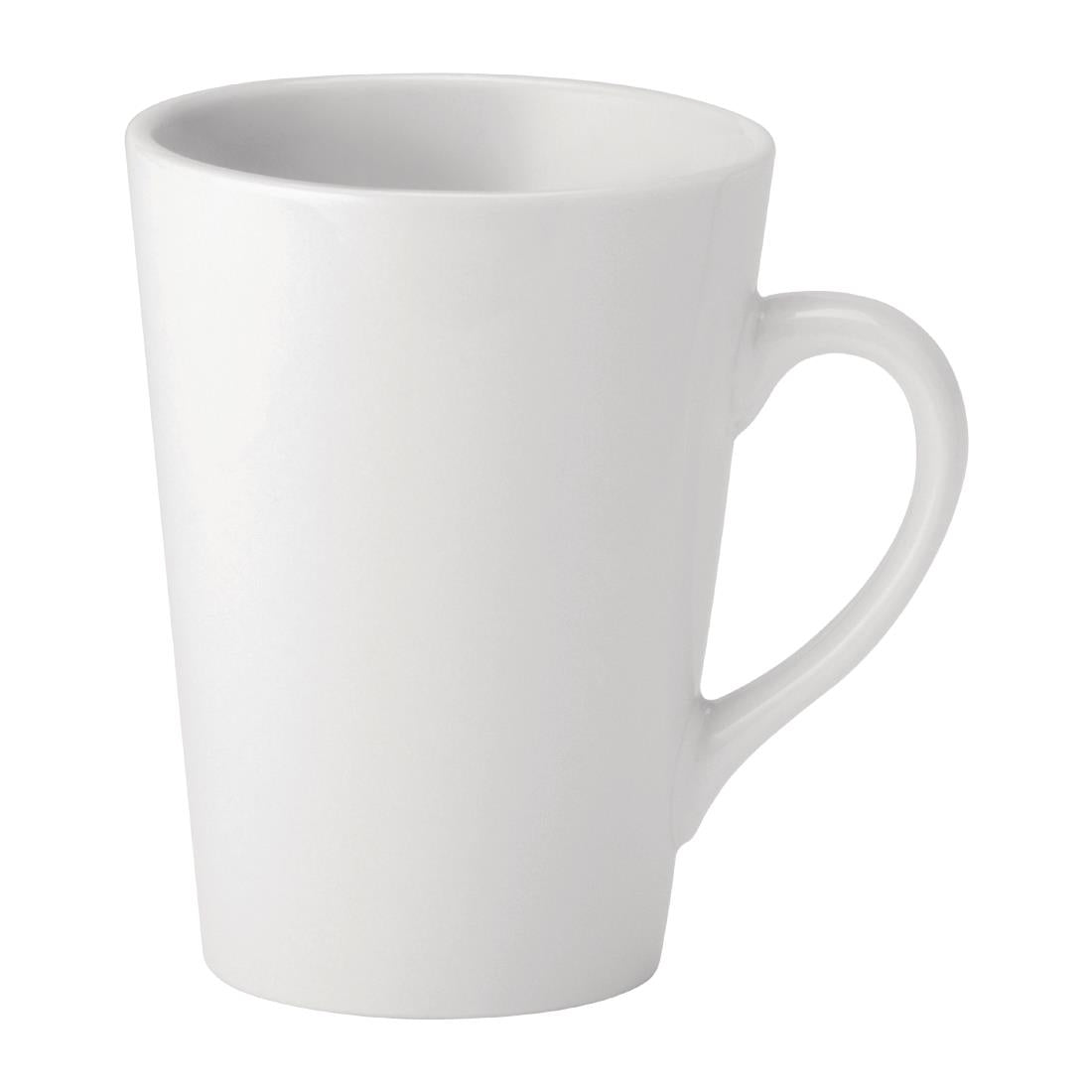 Utopia Pure White Latte Mugs 250ml (24 Pack)
