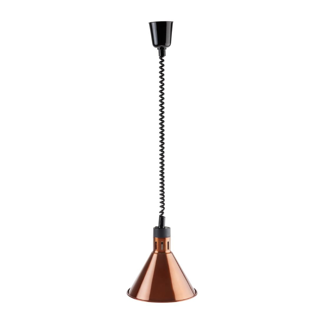 Buffalo Conical Retractable Heat Shade Copper Finish