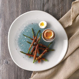 Churchill Raku Round Trace Plates Jade Green 264mm (12 Pack)