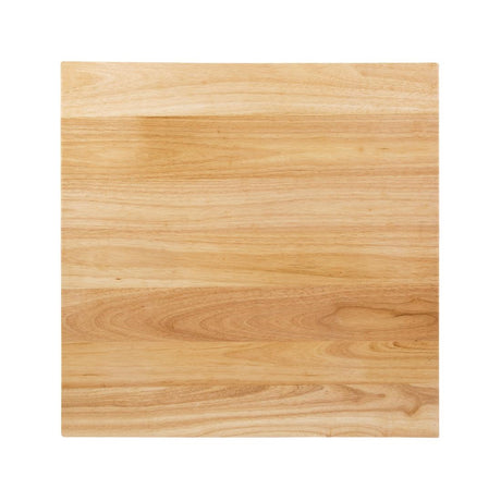 Bolero Pre-Drilled Square Table Top Natural 700mm