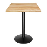 Bolero Pre-Drilled Square Table Top Natural 700mm