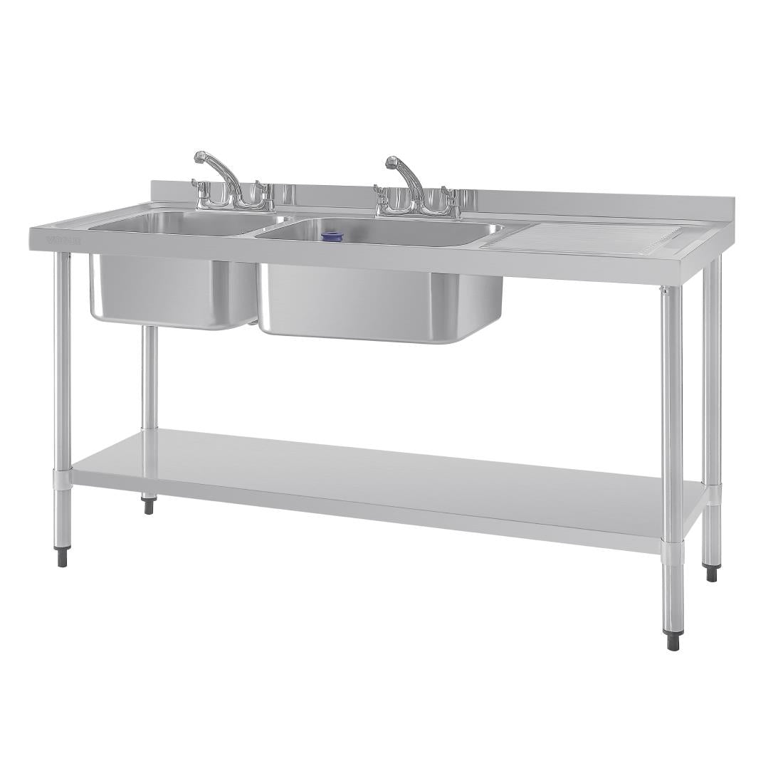 VogueDouble Sink Right Hand Drainer 1500mm
