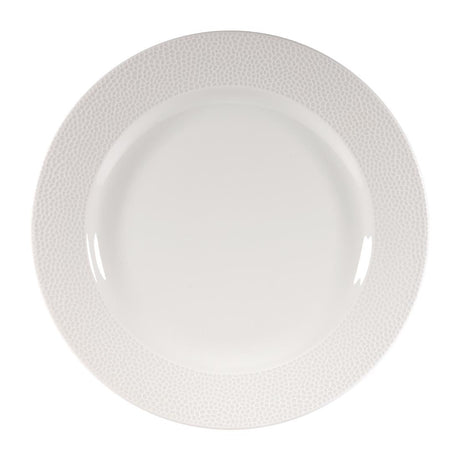 Churchill Isla Footed Plates White 276mm (12 Pack)