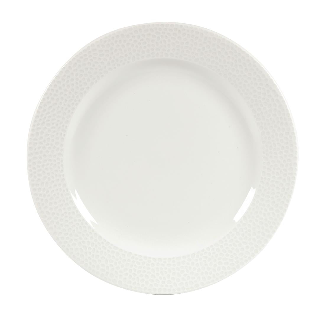 Churchill Isla Footed Plates White 261mm (12 Pack)