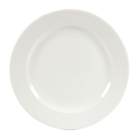Churchill Isla Footed Plates White 234mm (12 Pack)