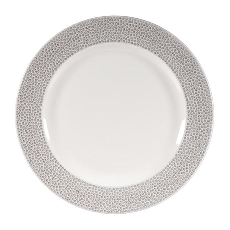 Churchill Isla Footed Plates Shale Grey 276mm (12 Pack)