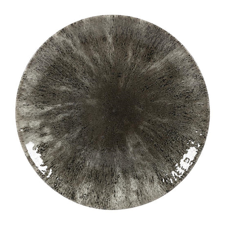 Churchill Stone Quartz Black Evolve Coupe Plates 217mm (12 Pack)